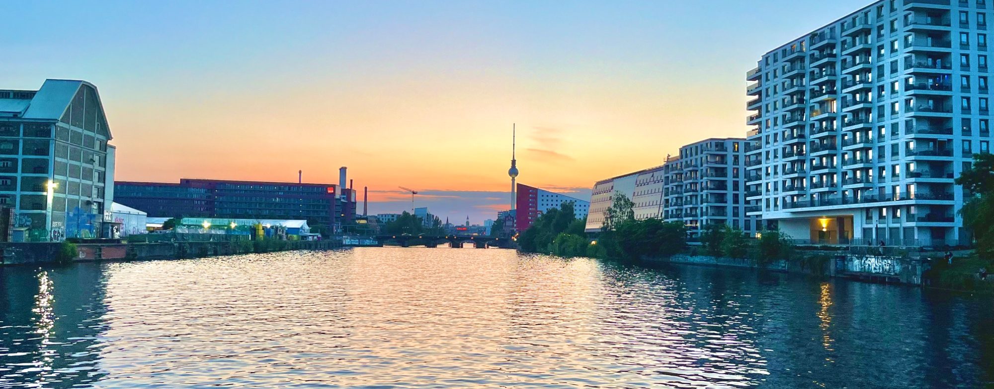 Blick auf Berlin vom Wasser (Perspektivwechsel)